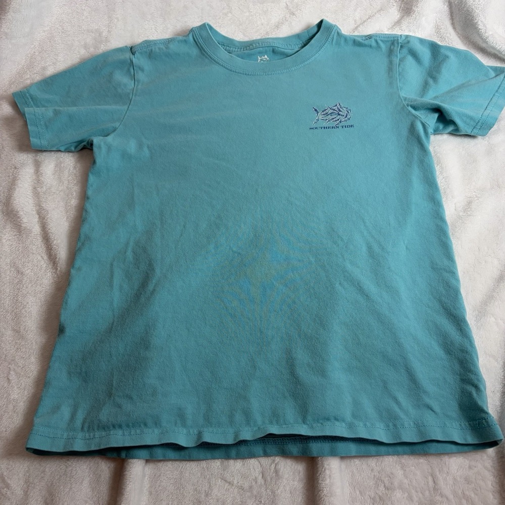 Southern Tide T-Shirt the Skipjack Short‎ Sleeve Seafoam Green, Size Medium